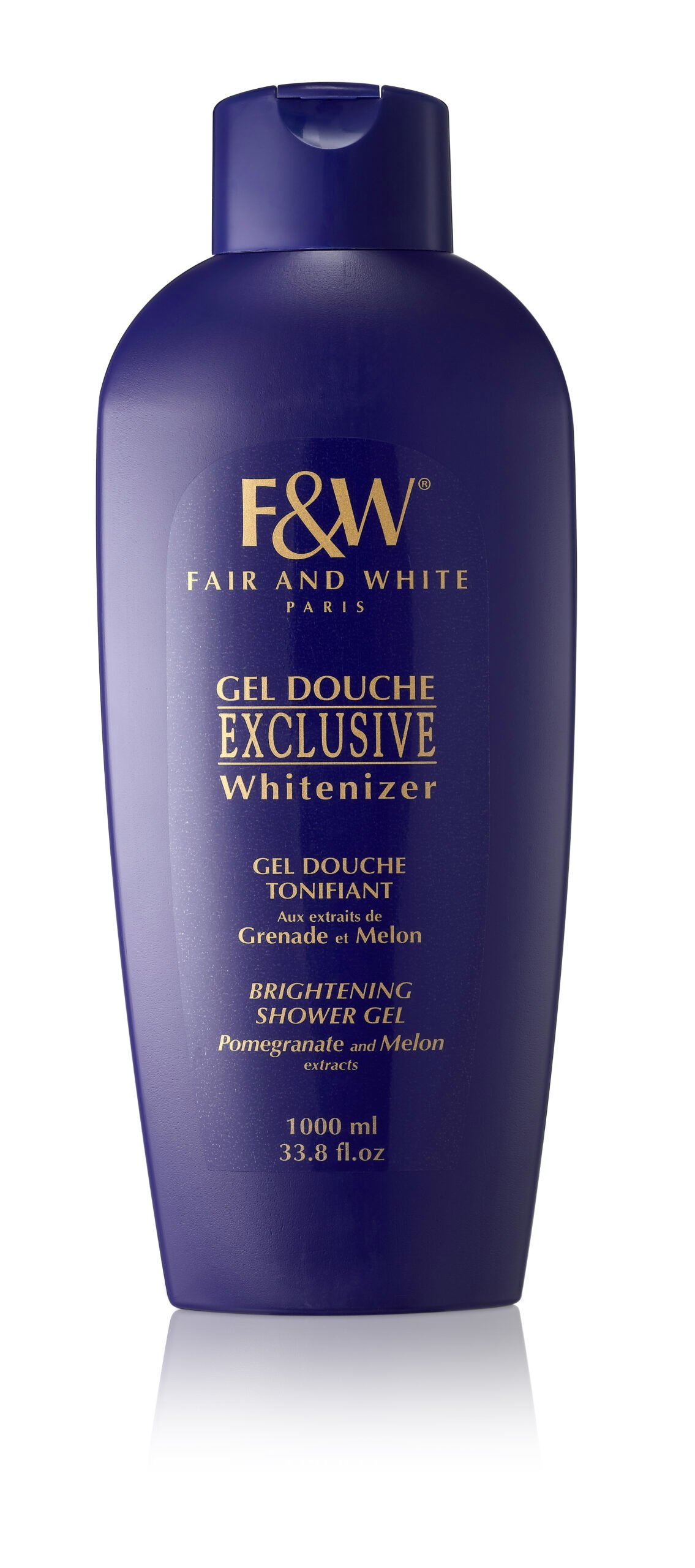FW-EXCLUSIVE-GelDouche-1000ml FAIR&WHITE EXCLUSIVE BRIGHTENING SHOWER GEL 1L - الصورة 1