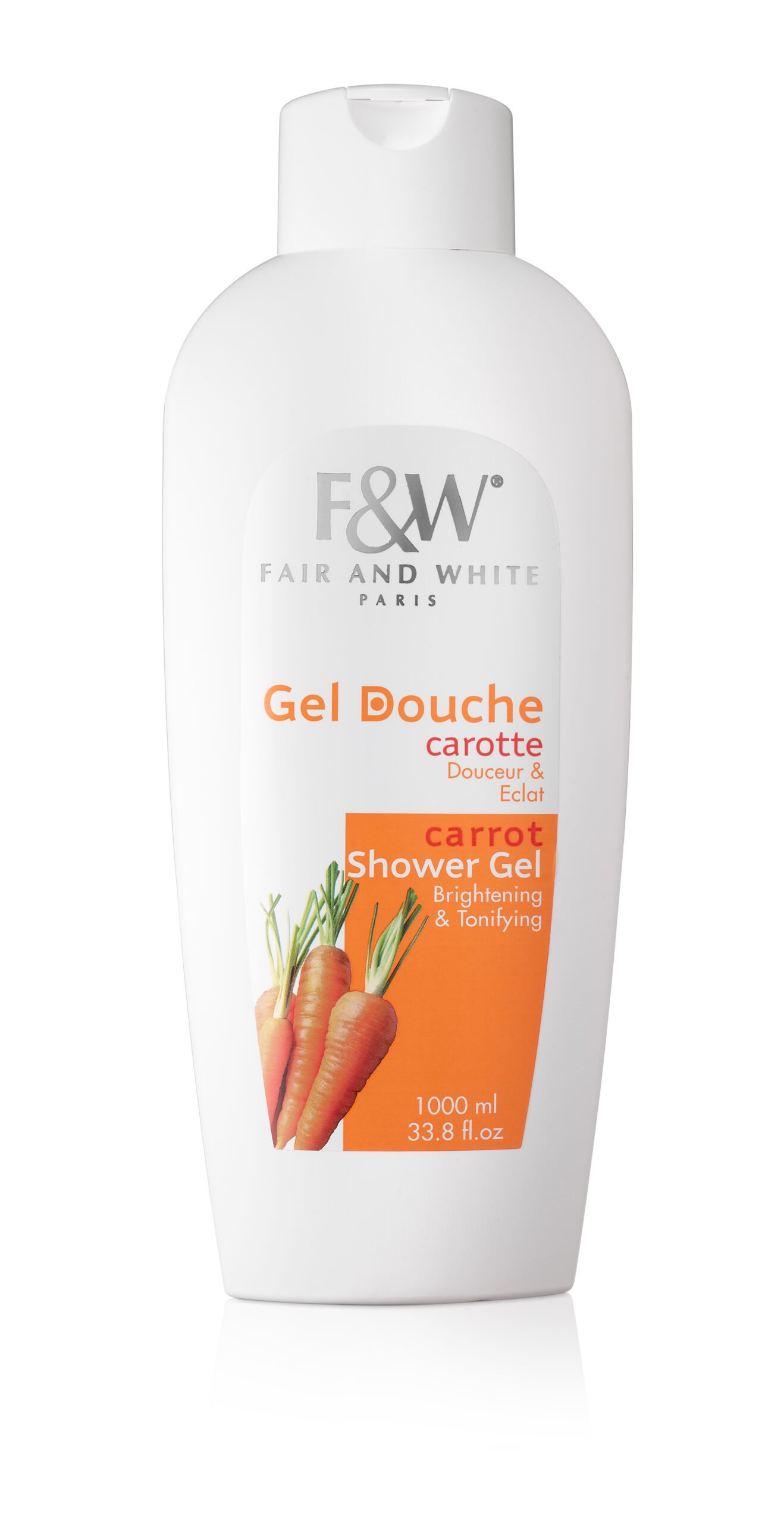 FW-Original-Carotte-GelDouche1000ml FAIR&WHITE CARROT SHAOWER GEL 1000ML - الصورة 1
