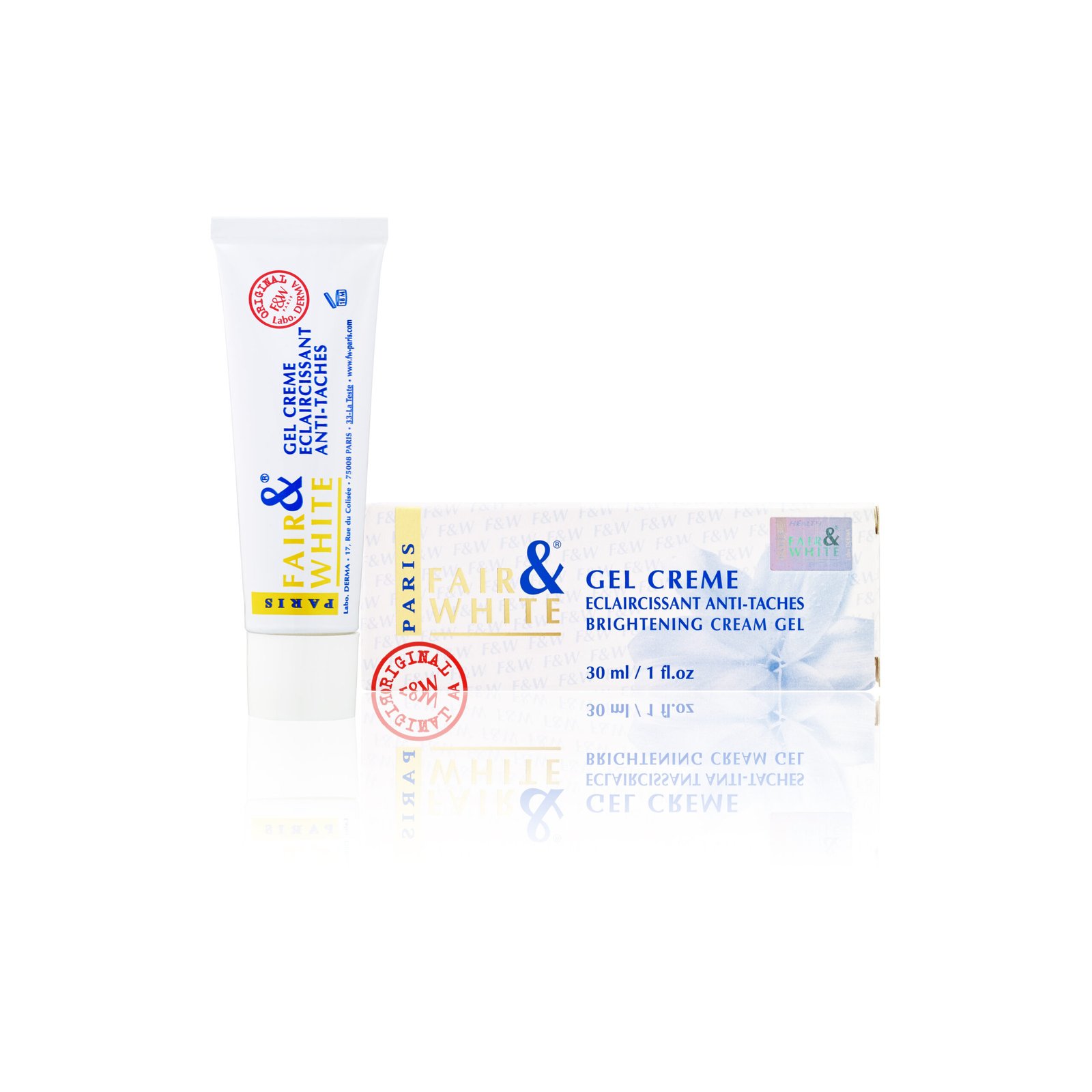 FW-Original-GelCreme-30ml-b FAIR&WHITE ORIGINAL BRIGHTING CREAM GEL 30ML - الصورة 1